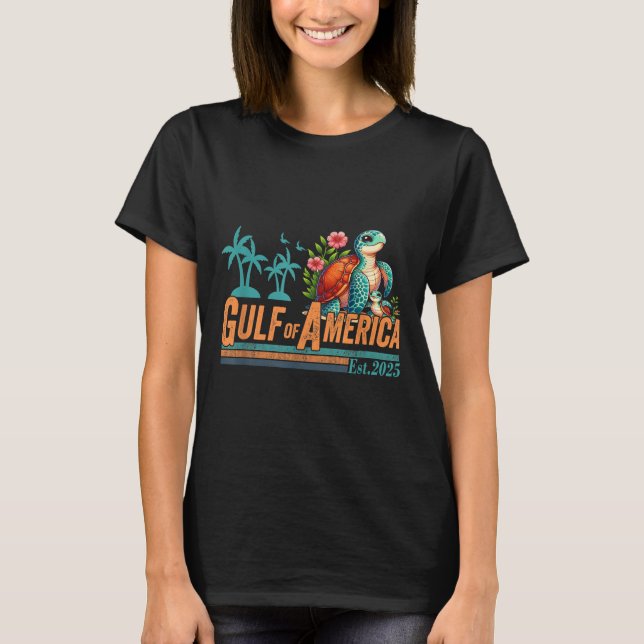 Camiseta Golfo De Estados Unidos Est 2025 Golfo De México (Anverso)