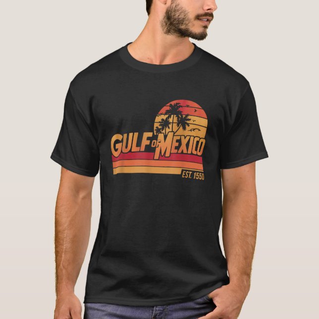 Camiseta Golfo de México desde 1550 Forever Funny Gulf of U (Anverso)