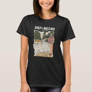 Camiseta Golfo de México Desde 1550 Montaña Vintage Golfo d