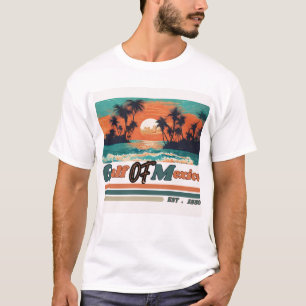 Camiseta Golfo de México desde 1550 Retro Beach Tee