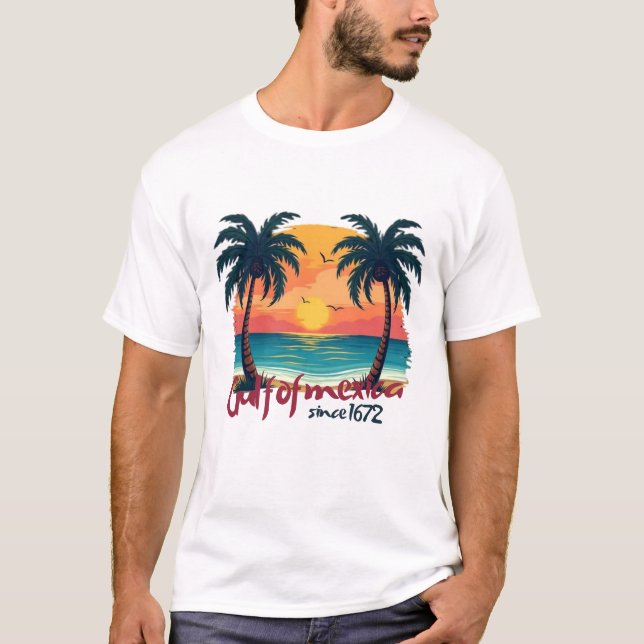 Camiseta Golfo de méxico desde 1672 (Anverso)