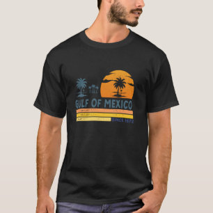 Camiseta Golfo de México desde 1672 Retro Playa Vintage