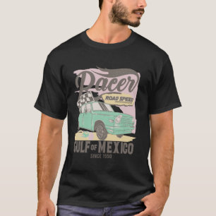 Camiseta Golfo de México desde la Carreras de coches de épo