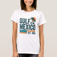 Golfo de México Est 1550 Retro Vintage Playa