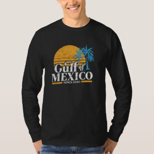 Camiseta Golfo de México Este. Vintage retro de 1550