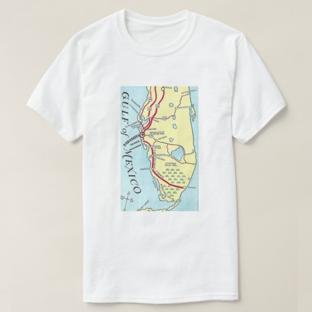 Camiseta Golfo de México Florida (Diseño del anverso)