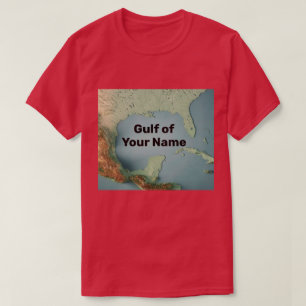 Camiseta Golfo de México personalizable América Agrega tu n