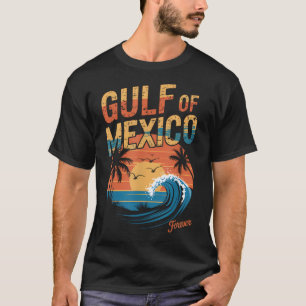 Camiseta Golfo de México Retro Vintage para Siempre Golfo d