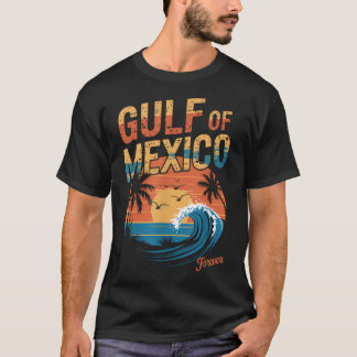 Camiseta Golfo de México Retro Vintage para Siempre Golfo d