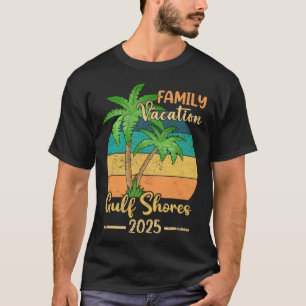 Camiseta Golfo de Playa Alabama Vacaciones familiares 2025