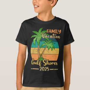Camiseta Golfo de Playa Alabama Vacaciones familiares 2025 