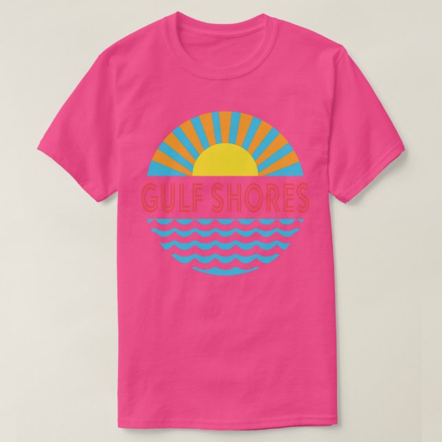 Camiseta Golfo Pérsico Beach Sun And Waves (Diseño del anverso)