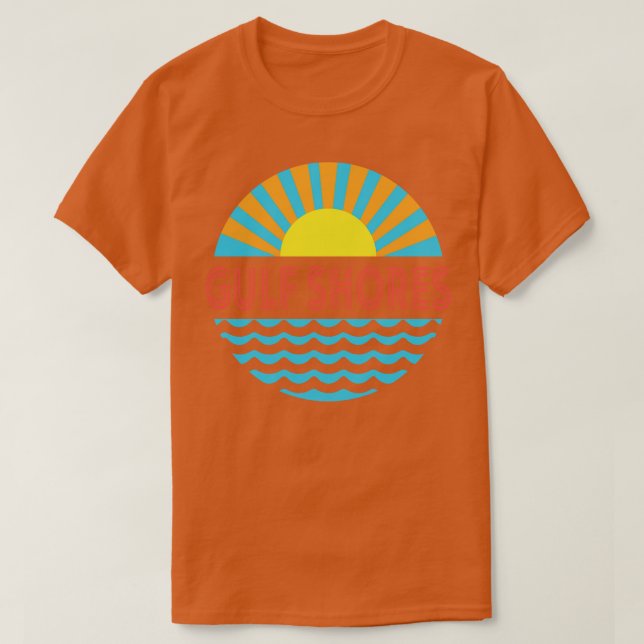 Camiseta Golfo Pérsico Beach Sun And Waves (Diseño del anverso)