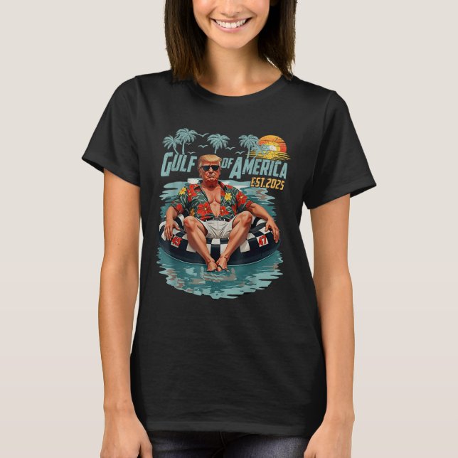 Camiseta Golfo Retro De Estados Unidos Este 2025 Golfo Amer (Anverso)