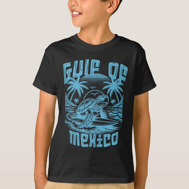 Camiseta Golfo Retro De México Forever Turtle Beach G (Anverso)