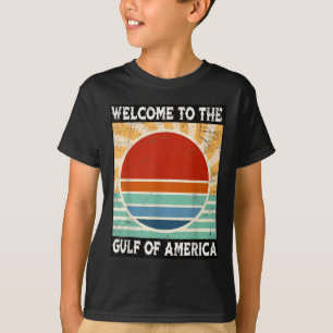Camiseta Golfo Retro Sunset De Estados Unidos Golfo De Méxi
