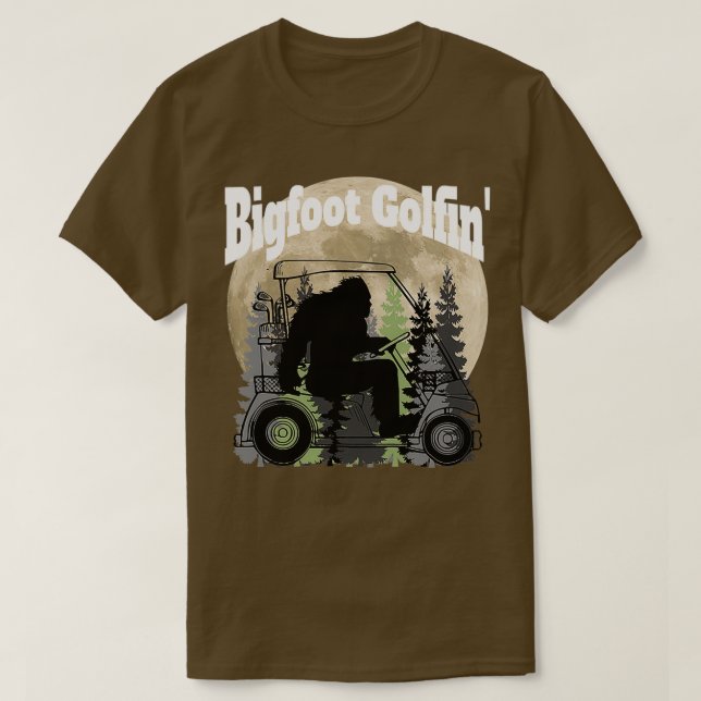 Camiseta Golfos de golf para amantes del golf en Bigfoot Go (Diseño del anverso)