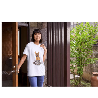 Camiseta Golia Frenchie Vibes – Minim de Bulldog Francés de