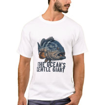 Goliath Grouper fishing print design for tshirt 