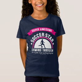 Camiseta Golly chicas: Estrella de fútbol impresionante