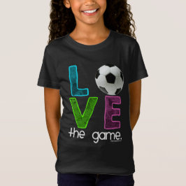 Camiseta Golly chicas: Fútbol - ame el juego