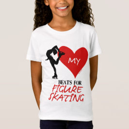 Camiseta Golly chicas - mis golpes de corazón para patinaje