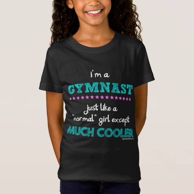 Camiseta Golly chicas - soy gimnasta (Anverso)