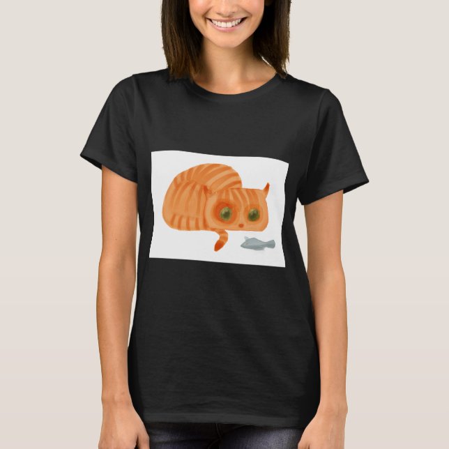 Camiseta Golosinas para gatos (Anverso)