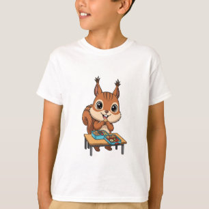 Camiseta Golosinas para niños mesa de ardilla