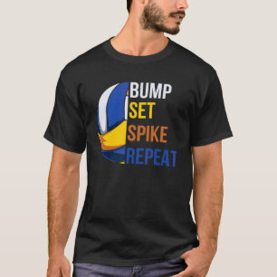 Camiseta Golpe De Antebrazo Configuración Remate Repetir Vo