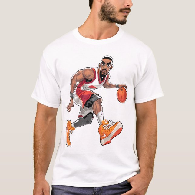 Camiseta Golpe de baloncesto ٫ maestro de los aros (Anverso)