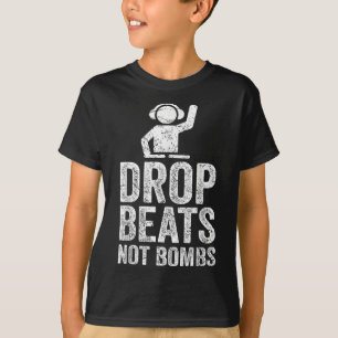 Camiseta Golpe De Caída No Bombas Protesta Dj Contra La Gue