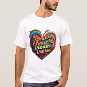 Camiseta "Golpe de corazón valiente"