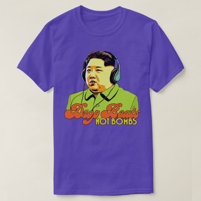 Camiseta Golpe de gota, no bombas 1 (Diseño del anverso)