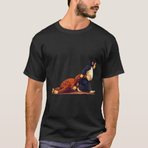 Camiseta Golpe de mono Byby gráfico Poco golpe gran amor _3