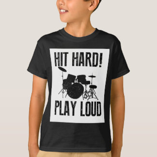 CAMISETA ¡GOLPE DIFÍCILMENTE! JUEGO RUIDOSAMENTE