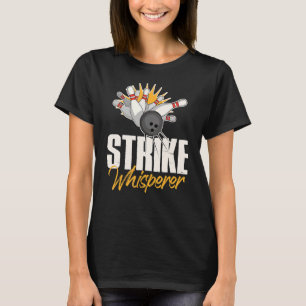 Camiseta Golpe en el equipo del Bowling Bowler de Strike Wh