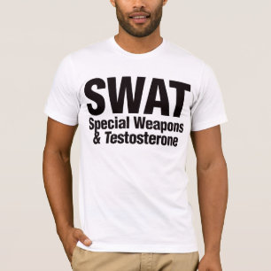 Camiseta GOLPE VIOLENTO, armas especiales y testosterona