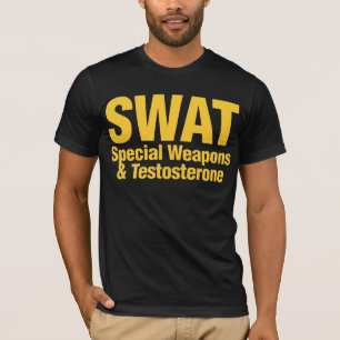 Camiseta GOLPE VIOLENTO, armas especiales y testosterona