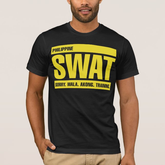 Camiseta GOLPE VIOLENTO filipino - tagalogo - amarillo (Anverso)