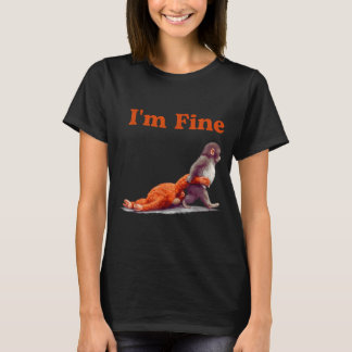 Camiseta Golpea al lindo bebé mono llamado Punch Mono Hombr