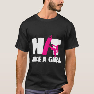 Camiseta Golpea Como Una Chica Artes Marciales Kickboxer Ki