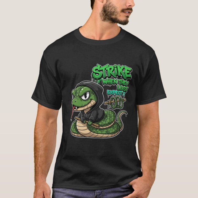 Camiseta Golpea Cuando Menos Lo Esperen (Anverso)