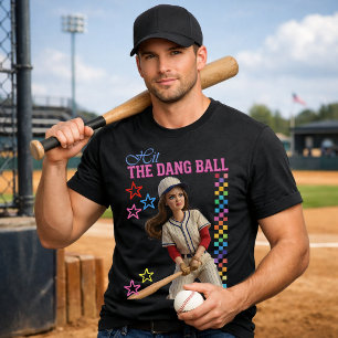 Camiseta Golpea La Bola Mierda Cara De Muñeca Divertida De