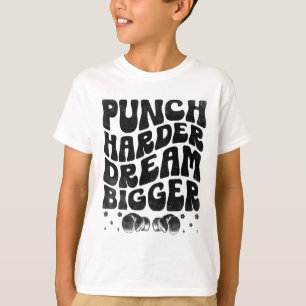 Camiseta Golpea Más Fuerte Sueña Más Grande Boxeador Deport