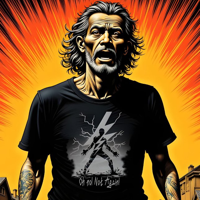 Camiseta Golpeado por Lightning (Subido por el creador)