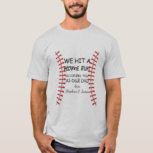 Camiseta Golpeamos una carrera en casa calificándote como n (Anverso)