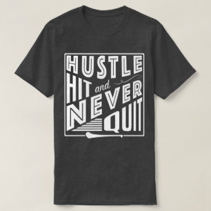 Camiseta Golpeando a los aficionados y nunca dejar los jueg