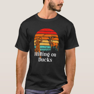 Camiseta Golpeando a los patos cazando aves cazando bolos