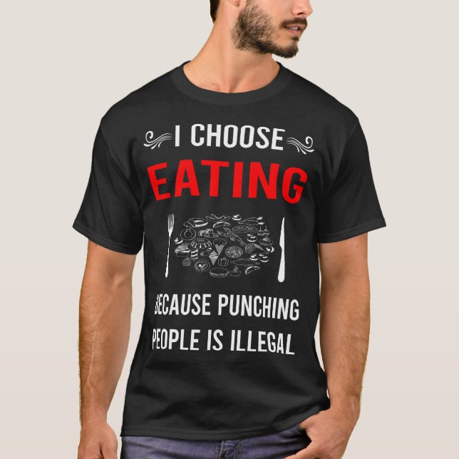 Camiseta Golpeando Comiendo (Anverso)